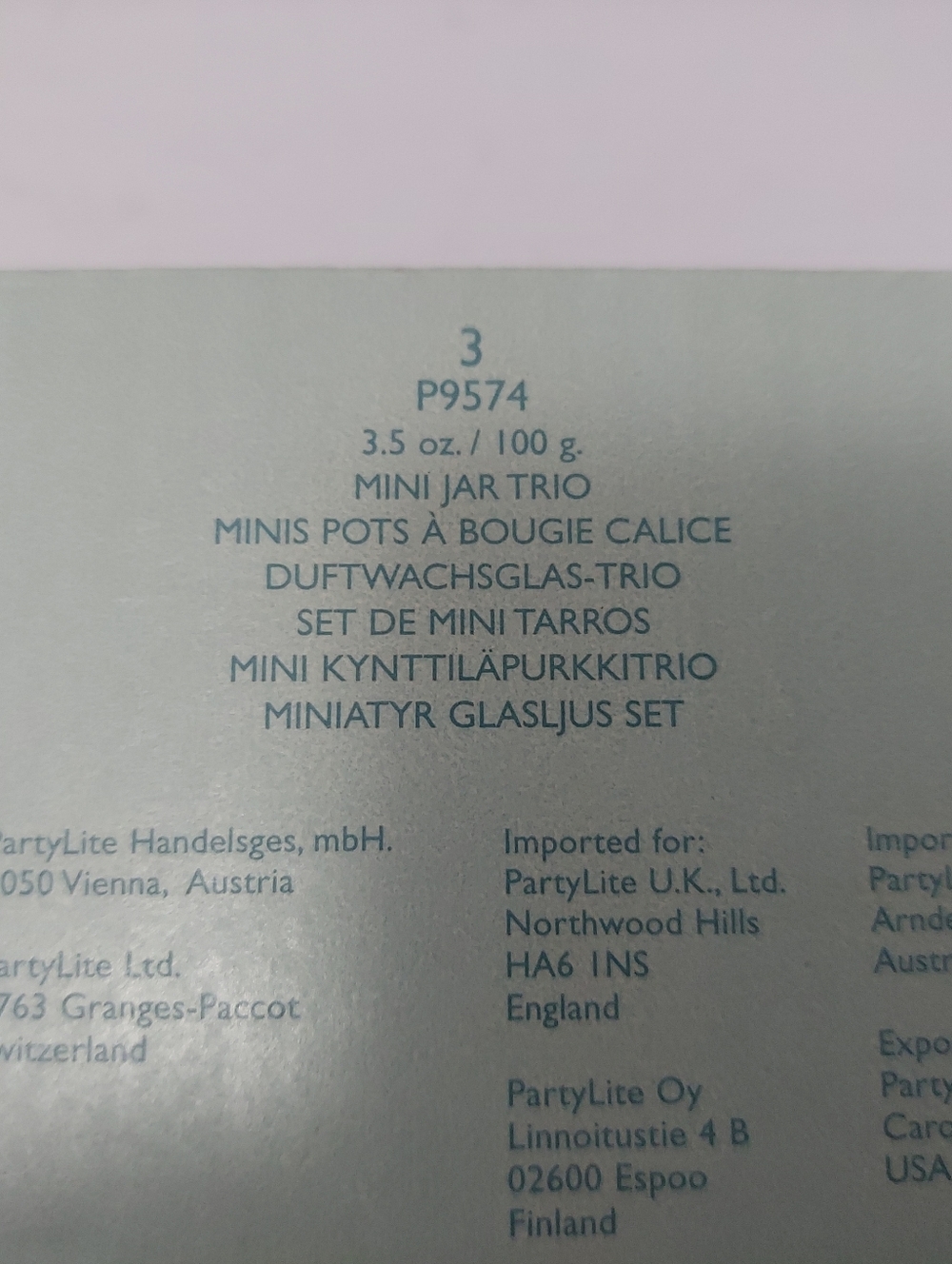 PartyLite Bestburn Mini Jar Trio Trumpet Candles 3-Piece Set P9574 Christmas NIB - Picture 9 of 13